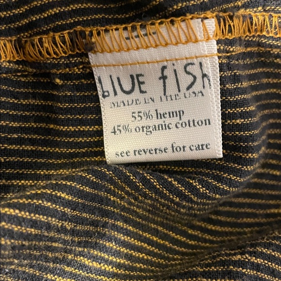 Blue Fish hand painted Floral Brown and gold Dress. Size 1 (10-16) - Picture 11 of 12